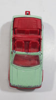 Majorette Peugeot 205 CTI Convertible 1/53 Scale No. 281 & No. 210 Light Green and Red Die Cast Toy Car Vehicle