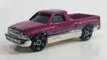 2006 Hot Wheels Open Stock Dodge Ram 1500 Pickup Truck Metalflake Magenta Pink Purple Die Cast Toy Car Vehicle