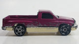 2006 Hot Wheels Open Stock Dodge Ram 1500 Pickup Truck Metalflake Magenta Pink Purple Die Cast Toy Car Vehicle