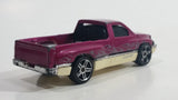 2006 Hot Wheels Open Stock Dodge Ram 1500 Pickup Truck Metalflake Magenta Pink Purple Die Cast Toy Car Vehicle