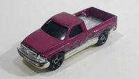 2006 Hot Wheels Open Stock Dodge Ram 1500 Pickup Truck Metalflake Magenta Pink Purple Die Cast Toy Car Vehicle