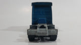 Rare HTF Majorette Mercedes "Truck Force" Semi Tractor Truck Rig Teal Blue Die Cast Toy Car Vehicle