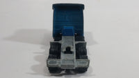 Rare HTF Majorette Mercedes "Truck Force" Semi Tractor Truck Rig Teal Blue Die Cast Toy Car Vehicle