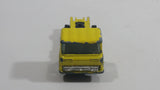 Vintage Yatming Semi Delivery Truck Bright Yellow Die Cast Toy Car Vehicle