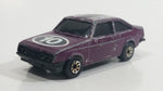 Vintage 1985 Matchbox Super G.T. BR 25/26 Ford Escort RS2000 Purple #10 "GT Sports" Die Cast Toy Car Vehicle