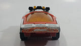 Vintage 1972 Lesney Matchbox Speed Kings Bandeloro White and Orange Die Cast Toy Car Vehicle with Lifting Canopy