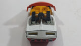 Vintage 1972 Lesney Matchbox Speed Kings Bandeloro White and Orange Die Cast Toy Car Vehicle with Lifting Canopy