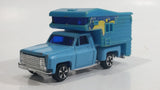 JRI Road Machines "Cosmos" RV Camper Chevy Pickup Truck Sky Blue Die Cast Toy Car Vehicle - Hong Kong