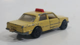 Vintage 1979 Lesney Matchbox Superfast No. 56 Mercedes 450 SEL Taxi Cab Sand Yellow Tan Die Cast Toy Car Vehicle with Opening Doors Made in England