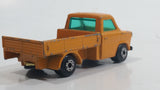 Vintage 1977 Lesney Matchbox Superfast No. 66 Ford Transit Truck Orange Die Cast Toy Car Vehicle Made in England