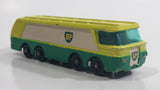 Vintage Lesney Major Pack No. 1 British Petroleum B.P. "AutoTanker" Fuel Hauler Green, Bright Yellow and White Die Cast Toy Car Vehicle Made in England
