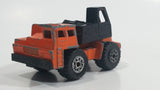 1995 Matchbox Mobile Crane Orange and Black Die Cast Toy Car Construction Equipment Vehicle