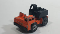 1995 Matchbox Mobile Crane Orange and Black Die Cast Toy Car Construction Equipment Vehicle