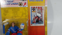 1994 Edition Kenner Starting Lineup NHL Ice Hockey Player Goalie Mike Richter New York Rangers Action Figure and Score Trading Card New in Package