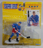 1997 Edition Kenner Starting Lineup NHL Ice Hockey Player Wayne Gretzky New York Rangers Action Figure and Upper Deck Trading Card New in Package Standard Card