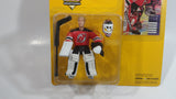 1995 Edition Kenner Starting Lineup NHL Ice Hockey Player Goalie Martin Brodeur New Jersey Devils Action Figure and Fleer Trading Card New in Package