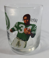 Wiser's Canadian Whiskey CFL Canadian Football League Saskatchewan Roughriders Team George Reed Player #34 4" Tall Glass Whiskey Cup