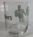 Wiser's Canadian Whiskey CFL Canadian Football League Saskatchewan Roughriders Team George Reed Player #34 4" Tall Glass Whiskey Cup