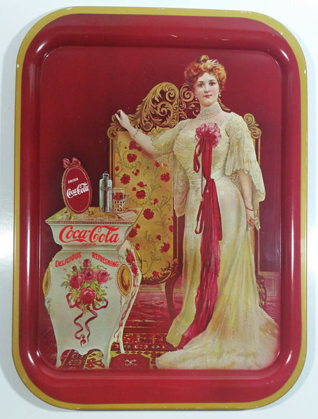 Vintage Coca Cola 1903 Lillian Norton Nordica Tin Litho Beverage Serving Tray - 69-365 USA