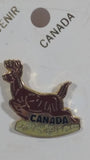 Dist. Okanagan, British Columbia Canada Deer Themed Enamel and Metal Souvenir Collector's Pin Like New