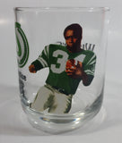 Wiser's Canadian Whiskey CFL Canadian Football League Saskatchewan Roughriders Team George Reed Player #34 4" Tall Glass Whiskey Cup