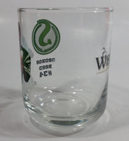 Wiser's Canadian Whiskey CFL Canadian Football League Saskatchewan Roughriders Team George Reed Player #34 4" Tall Glass Whiskey Cup