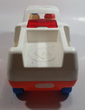 1985 Little Tikes Ambulance 12" Long with Man and Woman Figures Plastic Toddler Toy