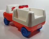 1985 Little Tikes Ambulance 12" Long with Man and Woman Figures Plastic Toddler Toy