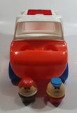 1985 Little Tikes Ambulance 12" Long with Man and Woman Figures Plastic Toddler Toy