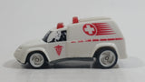 1997 Hot Wheels Ambulance White Die Cast Toy Car Emergency Vehicle - McDonald's Happy Meal