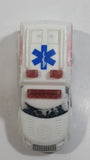 1997 Hot Wheels Ambulance White Die Cast Toy Car Emergency Vehicle - McDonald's Happy Meal