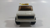 Vintage 1977 Lesney Matchbox Super Kings K-27 Ford 'A' Series "Miss Embassy" Semi Tractor Trailer Speed Boat Hauler Truck White Die Cast Toy Car Vehicle Made in England