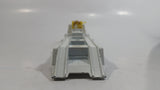Vintage 1977 Lesney Matchbox Super Kings K-27 Ford 'A' Series "Miss Embassy" Semi Tractor Trailer Speed Boat Hauler Truck White Die Cast Toy Car Vehicle Made in England