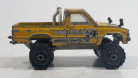 Majorette 4x4 Toyota Pick-up Truck Dark Yellow Gold No. 287 and 292 Die Cast Toy Car Vehicle with Opening Hood