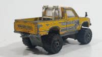 Majorette 4x4 Toyota Pick-up Truck Dark Yellow Gold No. 287 and 292 Die Cast Toy Car Vehicle with Opening Hood