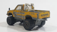 Majorette 4x4 Toyota Pick-up Truck Dark Yellow Gold No. 287 and 292 Die Cast Toy Car Vehicle with Opening Hood