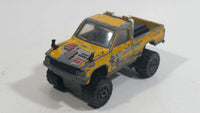 Majorette 4x4 Toyota Pick-up Truck Dark Yellow Gold No. 287 and 292 Die Cast Toy Car Vehicle with Opening Hood