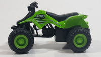 Maisto 300ZX Quad ATV 4 Wheeler All Terrain Vehicle Green Pullback Die Cast Motorized Friction Toy Car Vehicle