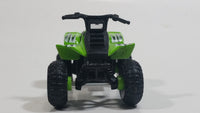 Maisto 300ZX Quad ATV 4 Wheeler All Terrain Vehicle Green Pullback Die Cast Motorized Friction Toy Car Vehicle