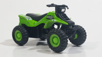 Maisto 300ZX Quad ATV 4 Wheeler All Terrain Vehicle Green Pullback Die Cast Motorized Friction Toy Car Vehicle