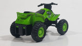 Maisto 300ZX Quad ATV 4 Wheeler All Terrain Vehicle Green Pullback Die Cast Motorized Friction Toy Car Vehicle