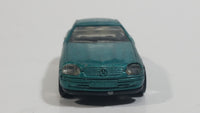 2000 Hot Wheels Mercedes SLK Metallic Aqua Green Die Cast Toy Car Vehicle