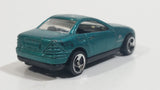 2000 Hot Wheels Mercedes SLK Metallic Aqua Green Die Cast Toy Car Vehicle