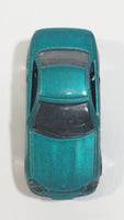 2000 Hot Wheels Mercedes SLK Metallic Aqua Green Die Cast Toy Car Vehicle