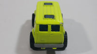 1993 Matchbox 4x4 Chevy Van Fluorescent Yellow Die Cast Toy Car Vehicle