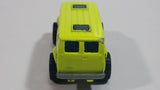 1993 Matchbox 4x4 Chevy Van Fluorescent Yellow Die Cast Toy Car Vehicle