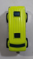 1993 Matchbox 4x4 Chevy Van Fluorescent Yellow Die Cast Toy Car Vehicle