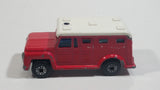 Vintage 1978 Lesney Matchbox Superfast No. 69 Armored Truck "Wells Fargo" Red and White Die Cast Toy Car Vehicle Made in England