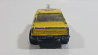 Vintage 1973 Lesney Matchbox Rolamatics No. 72 Maxi Taxi Yellow Cab Die Cast Toy Car Vehicle Made in Hong Kong