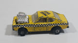 Vintage 1973 Lesney Matchbox Rolamatics No. 72 Maxi Taxi Yellow Cab Die Cast Toy Car Vehicle Made in Hong Kong